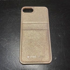 Authentic Michael Kors iPhone 8 case Gold